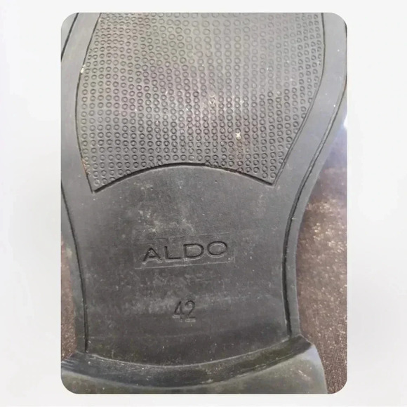 Aldo Black Leather Loafers - Picture 7 of 7
